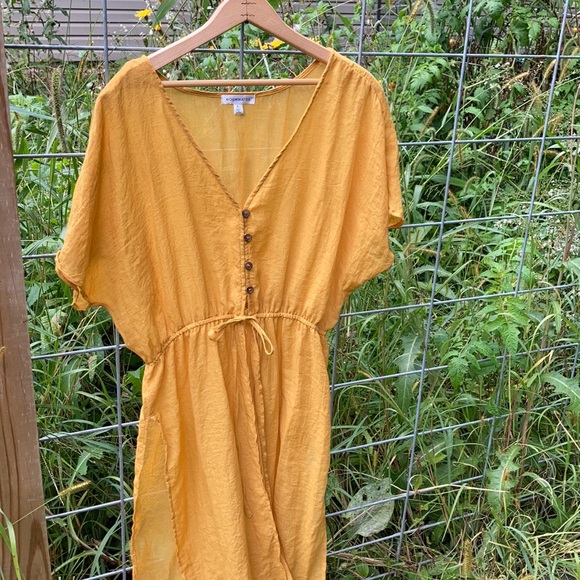 Roommates Sweaters - NWOT yellow duster/kimono